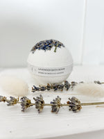 Ivy Lynne Home Bath & Body White (lavender buds top) Lavender Bath Bombs - Variety of Scents