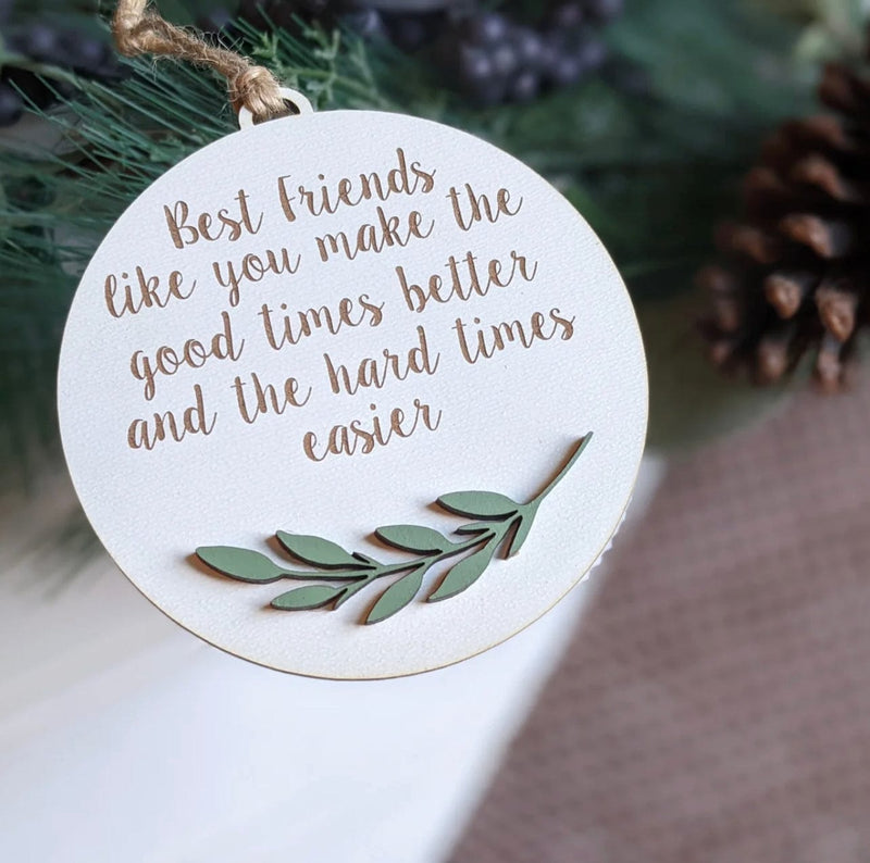 Ivy Lynne Home Best Friend Tree Ornaments