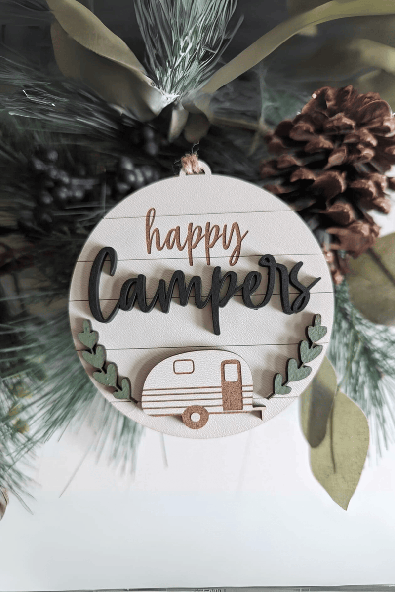 Ivy Lynne Home Happy Camper Tree Ornaments - Variety Of Styles