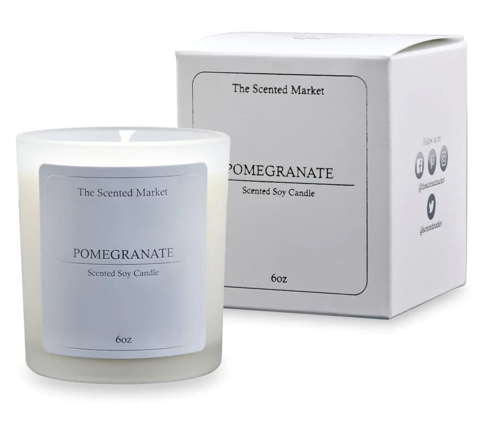 Ivy Lynne Home Pomegranate soy candle | 6 oz