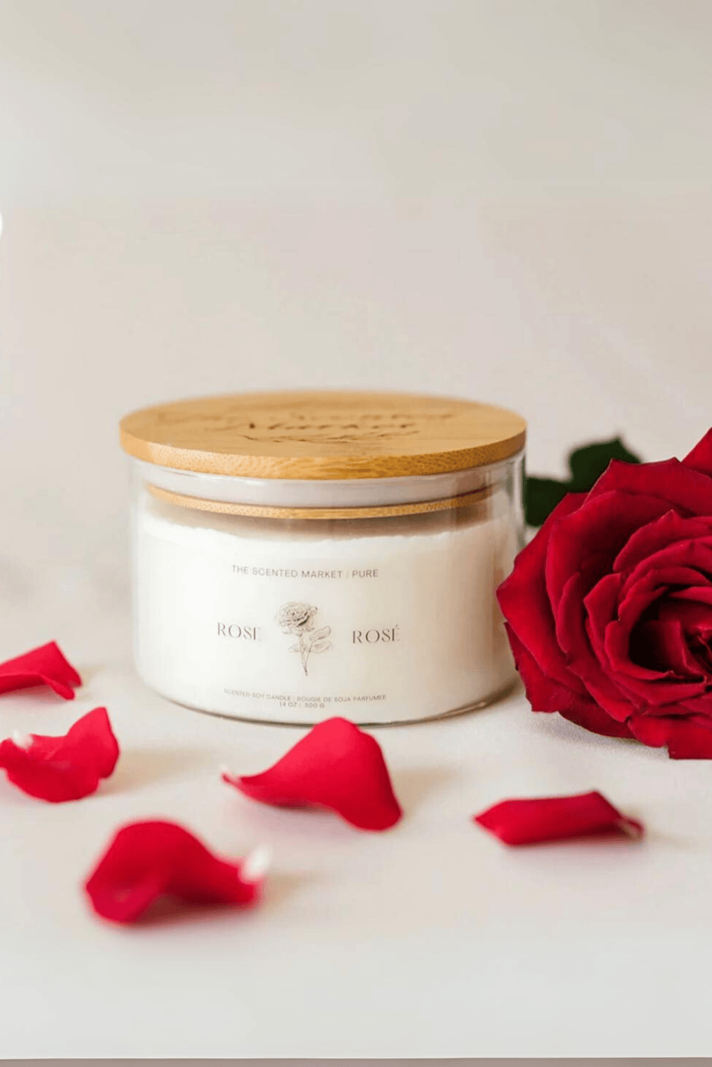 Ivy Lynne Home Pure - Rose Soy Candle
