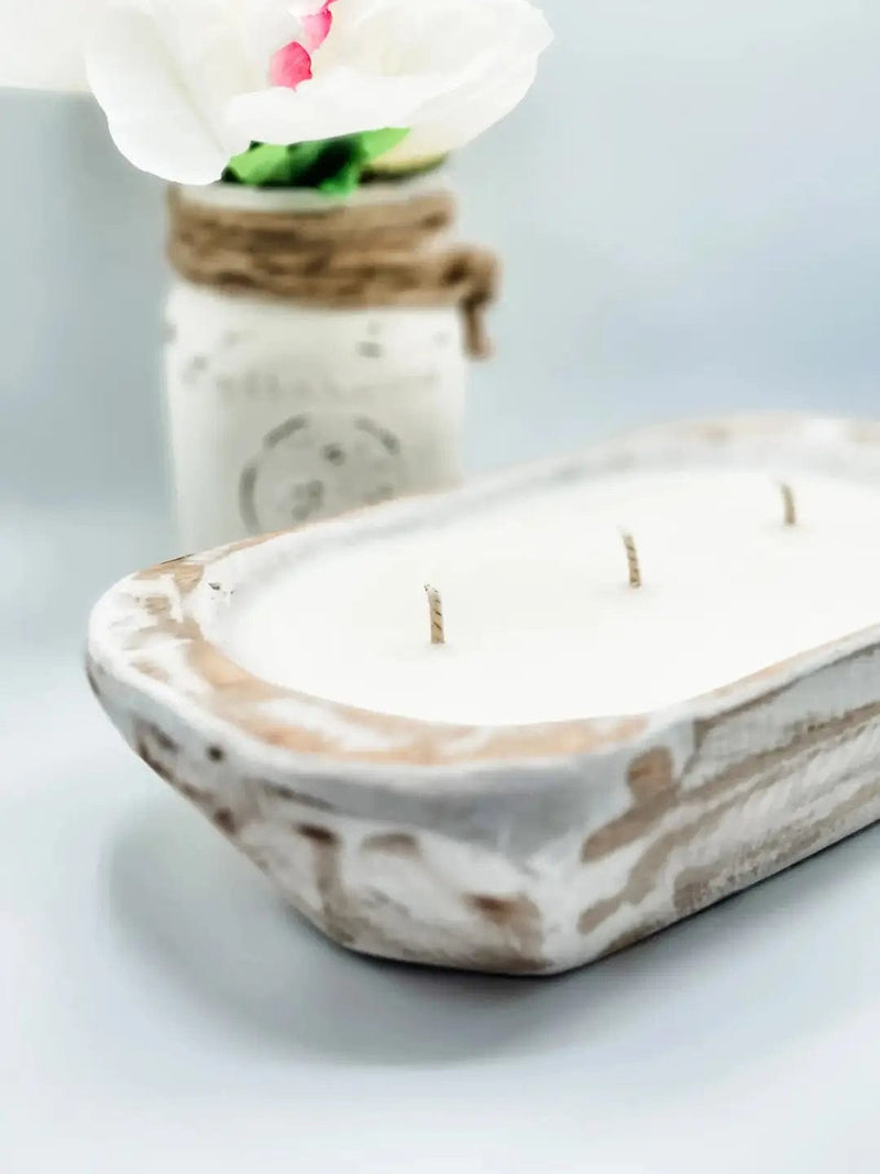 Dark Horse Handcrafted Dough Bowl Candle 3 wick