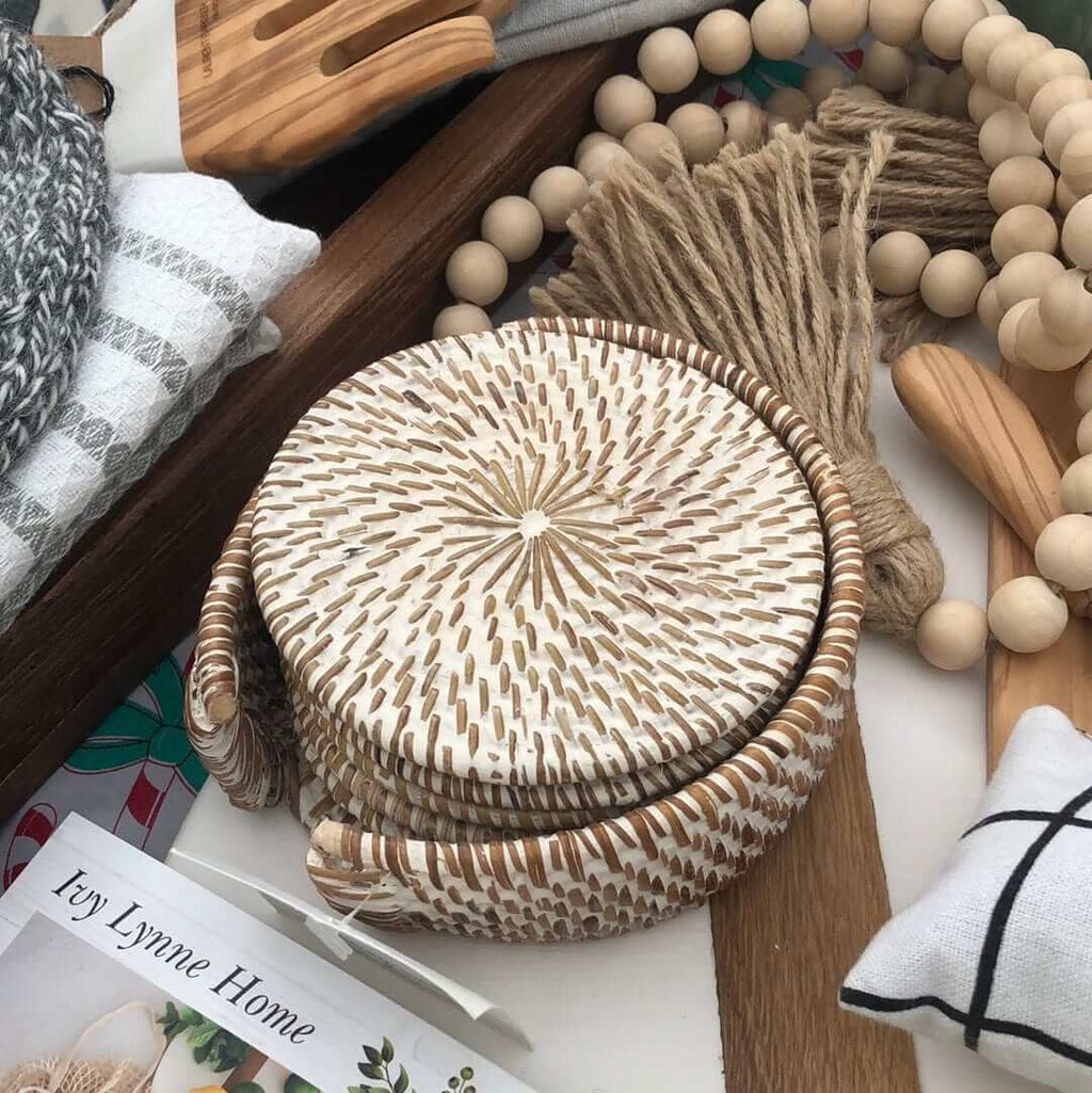 Ivy Lynne Home Coasters rattan