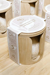Ivy Lynne Home Reusable facial wipes with bamboo case