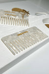 Love Attack Wide Tooth Detangling Cellulose Acetate Hair Comb