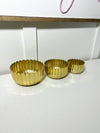 Pokoloko Lotus Gold Bowls Set of 3