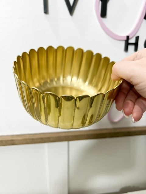 Pokoloko Lotus Gold Bowls Set of 3